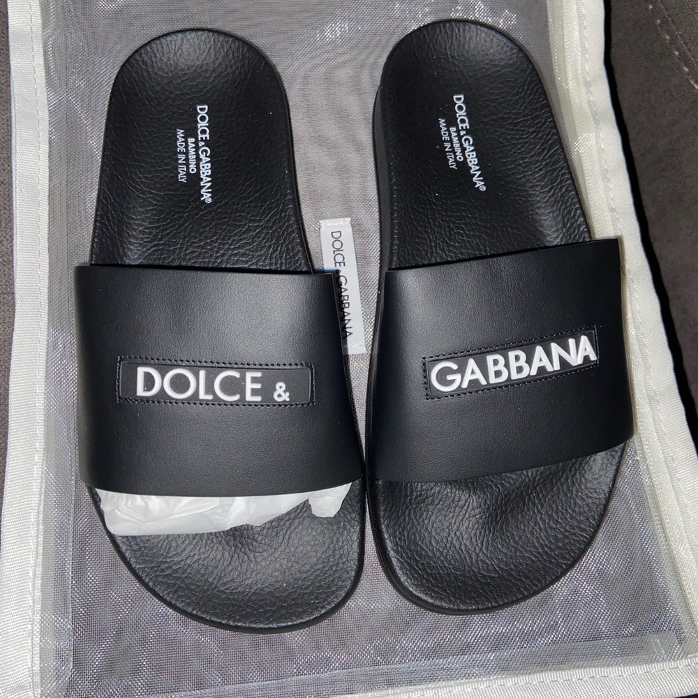 Brand New Authentic DOLCE AND GABBANA SLIDES